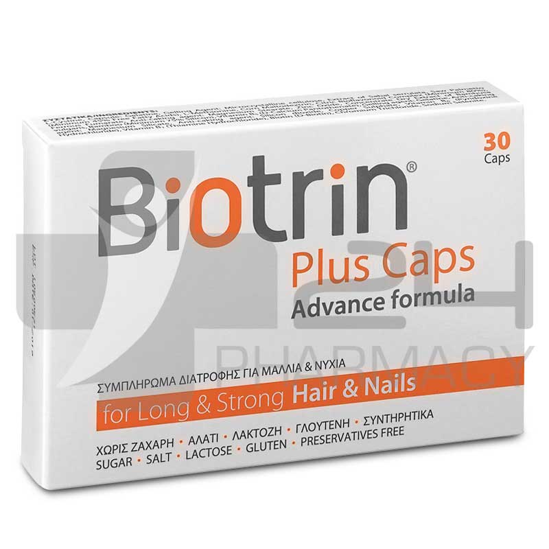BIOTRIN PLUS ΒΙΤΑΜΙΝΕΣ ΚΑΤΑ ΤΗΣ ΤΡΙΧΟΠΤΩΣΗΣ 30 ΚΑΨΟΥΛΕΣ BIOTRIN PLUS ΒΙΤΑΜΙΝΕΣ ΚΑΤΑ ΤΗΣ ΤΡΙΧΟΠΤΩΣΗΣ 30 ΚΑΨΟΥΛΕΣ