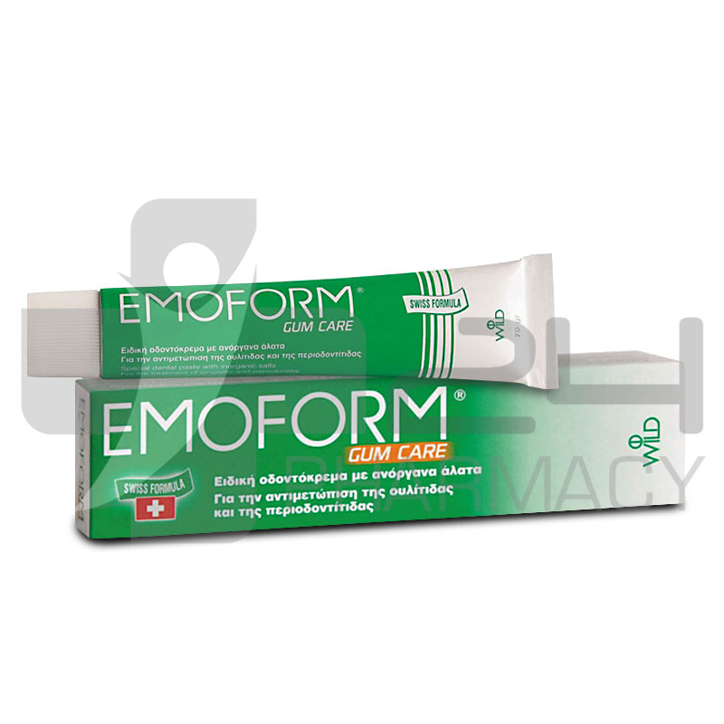EMOFORM GUM CARE ΟΔΟΝΤΟΚΡΕΜΑ ΓΙΑ ΟΥΛΙΤΙΔΑ & ΠΕΡΙΟΔΟΝΤΙΤΙΔΑ 50ML EMOFORM GUM CARE ΟΔΟΝΤΟΚΡΕΜΑ ΓΙΑ ΟΥΛΙΤΙΔΑ & ΠΕΡΙΟΔΟΝΤΙΤΙΔΑ 50ML