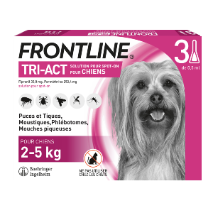 FRONTLINE TRI-ACT spot on dogs 3*0.50ml 2-5kg FRONTLINE TRI-ACT spot on dogs 3*0.50ml 2-5kg