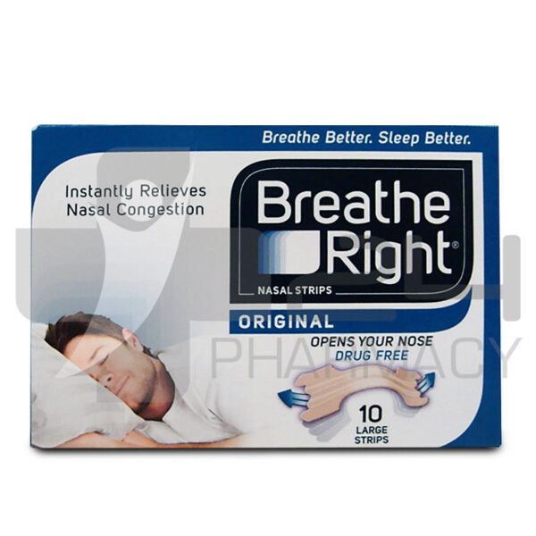 BREATHE RIGHT ORIGINAL ΡΙΝΙΚΕΣ ΤΑΙΝΙΕΣ 10 ΜΕΓΑΛΕΣ ΤΑΙΝΙΕΣ