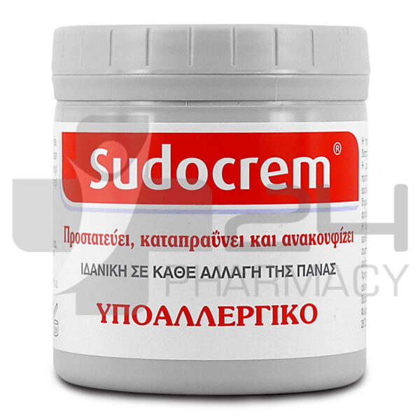 SUDOCREM ΚΡΕΜΑ ΓΙΑ ΠΡΟΣΤΑΣΙΑ ΑΠΟ ΣΥΓΚΑΜΑ ΜΩΡΟΥ ΣΕ ΚΑΘΕ ΑΛΛΑΓΗ ΤΗΣ ΠΑΝΑΣ 125GR
