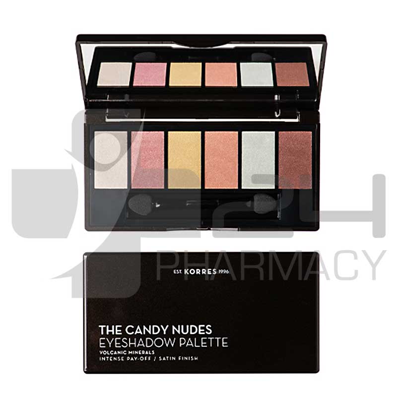 KORRES EYESHADOW PALETTE THE CANDY NUDES 6GR KORRES EYESHADOW PALETTE THE CANDY NUDES 6GR