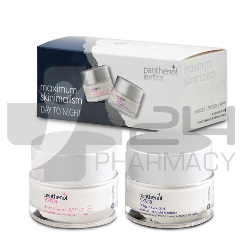 PANTHENOL EXTRA ΣΕΤ ΕΝΥΔΑΤΙΚΗ ΚΡΕΜΑ ΗΜΕΡΑΣ 50ML & ΑΝΤΙΡΥΤΙΔΙΚΗ ΚΡΕΜΑ ΝΥΧΤΑΣ 50ML PANTHENOL EXTRA ΣΕΤ ΕΝΥΔΑΤΙΚΗ ΚΡΕΜΑ ΗΜΕΡΑΣ 50ML & ΑΝΤΙΡΥΤΙΔΙΚΗ ΚΡΕΜΑ ΝΥΧΤΑΣ 50ML