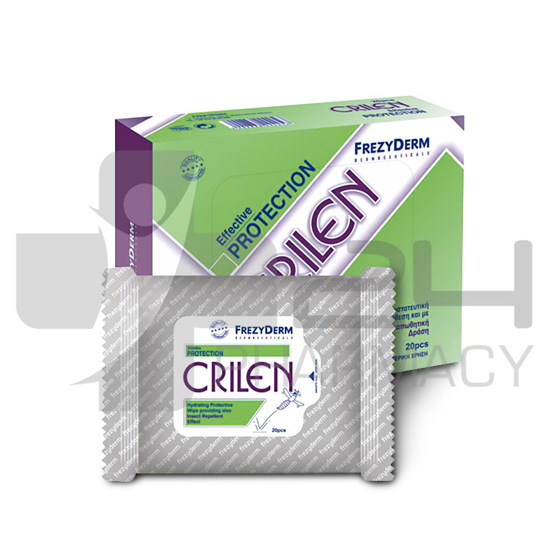 FREZYDERM CRILEN ΕΝΤΟΜΟΑΠΩΘΗΤΙΚΑ ΜΑΝΤΗΛΑΚΙΑ 20 ΤΜΧ FREZYDERM CRILEN ΕΝΤΟΜΟΑΠΩΘΗΤΙΚΑ ΜΑΝΤΗΛΑΚΙΑ 20 ΤΜΧ