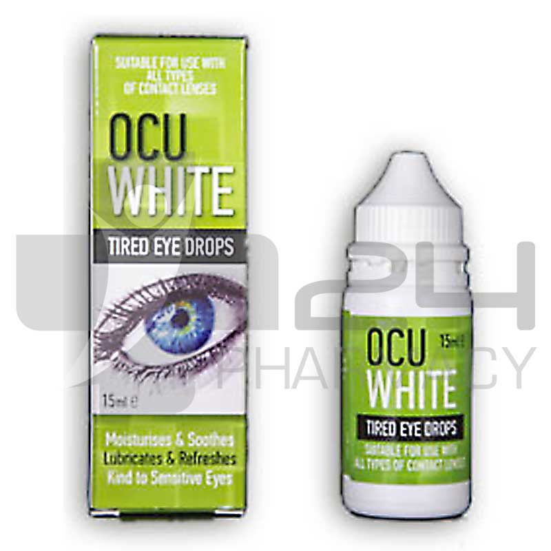 OCU WHITE ΟΦΘΑΛΜΙΚΕΣ ΣΤΑΓΟΝΕΣ 15ML OCU WHITE ΟΦΘΑΛΜΙΚΕΣ ΣΤΑΓΟΝΕΣ 15ML