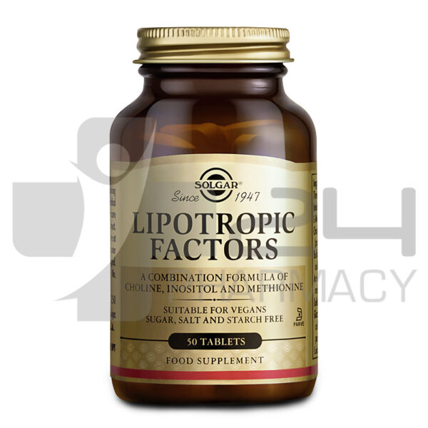 SOLGAR LIPOTROPIC FACTORS 50 ΤΑΜΠΛΕΤΕΣ