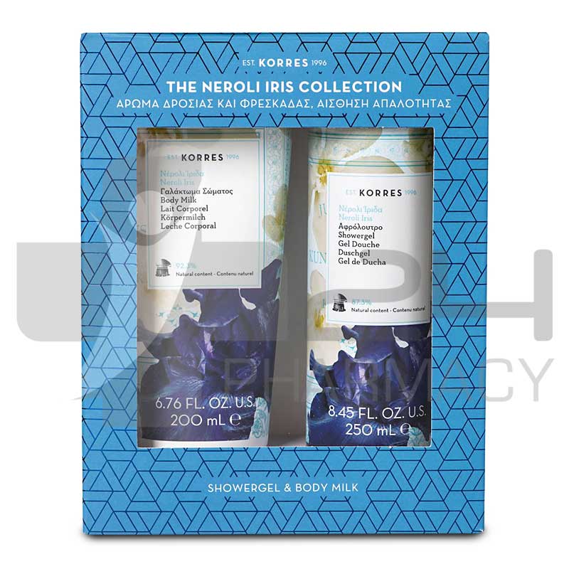 KORRES ΣΕΤ NEROLI IRIS COLLECTION ΓΑΛΑΚΤΩΜΑ 200ML & ΑΦΡΟΛΟΥΤΡΟ 250ML KORRES ΣΕΤ NEROLI IRIS COLLECTION ΓΑΛΑΚΤΩΜΑ 200ML & ΑΦΡΟΛΟΥΤΡΟ 250ML
