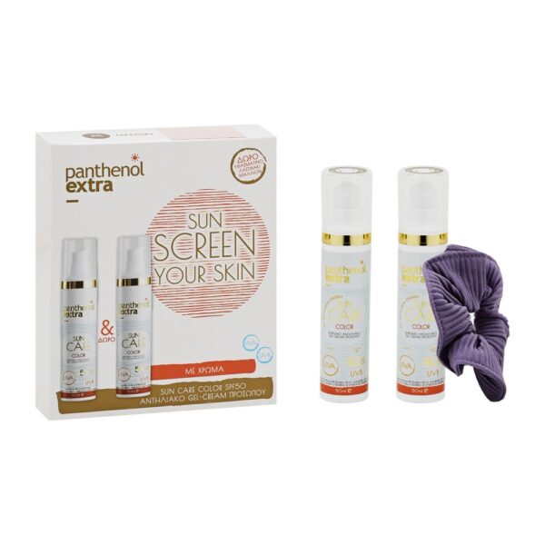 Panthenol Extra Σετ Sun Care Color SPF50 1+1 Δώρο