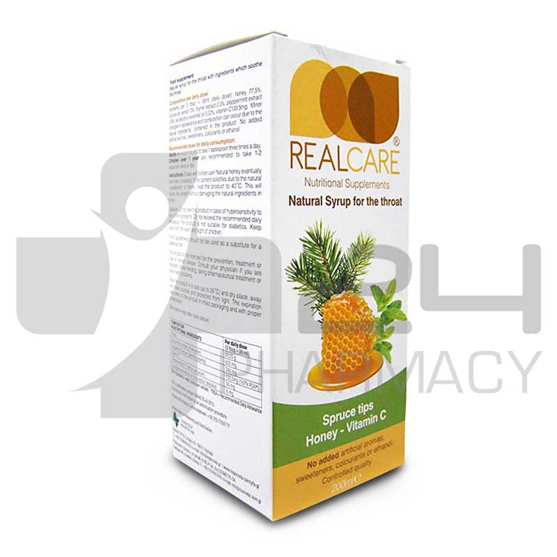 REAL CARE ΦΥΤΙΚΟ ΣΙΡΟΠΙ ΜΕ ΜΕΛΙ & ΒΙΤΑΜΙΝΗ C 200ML REAL CARE ΦΥΤΙΚΟ ΣΙΡΟΠΙ ΜΕ ΜΕΛΙ & ΒΙΤΑΜΙΝΗ C 200ML