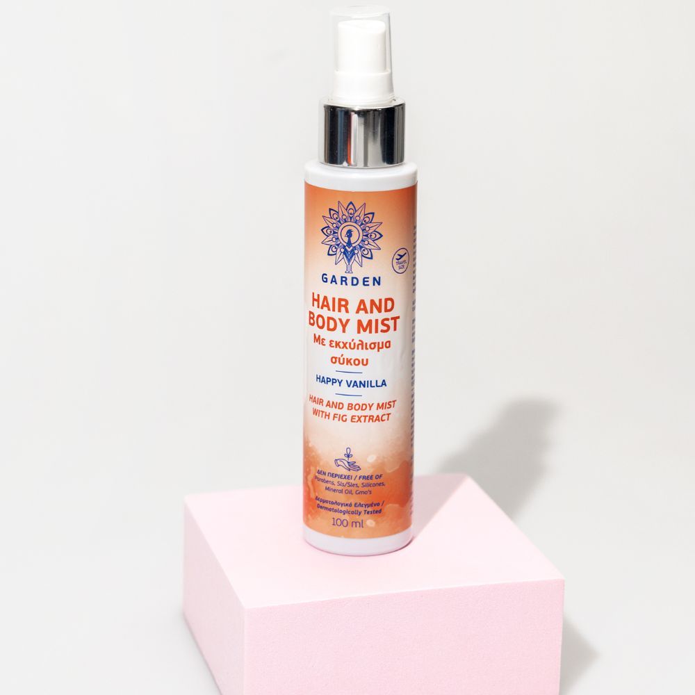 GARDEN HAIR AND BODY MIST VANILLA 100ML GARDEN HAIR AND BODY MIST VANILLA 100ML