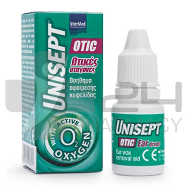 INTERMED UNISEPT OTIC ΩΤΙΚΕΣ ΣΤΑΓΟΝΕΣ 10ML
