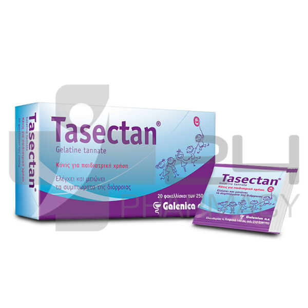 TASECTAN 250MG ΓΙΑ ΤΑ ΣΥΜΠΤΩΜΑΤΑ ΤΗΣ ΔΙΑΡΡΟΙΑΣ ΓΙΑ ΠΑΙΔΙΑ 20 ΦΑΚΕΛΙΣΚΟΙ