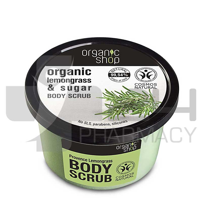 NATURA SIBERICA ORGANIC SHOP SCRUB ΣΩΜΑΤΟΣ ΛΕΜΟΝΟΧΟΡΤΟ/ΖΑΧΑΡΗ 250ML NATURA SIBERICA ORGANIC SHOP SCRUB ΣΩΜΑΤΟΣ ΛΕΜΟΝΟΧΟΡΤΟ/ΖΑΧΑΡΗ 250ML