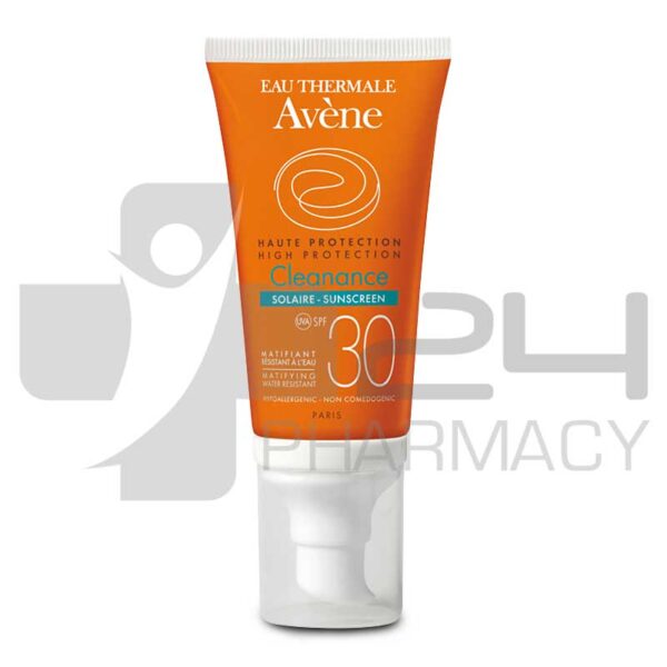 AVENE SUN CLEANANCE SPF30 ΓΙΑ ΔΕΡΜΑ ΜΕ ΑΚΜΗ 50ML