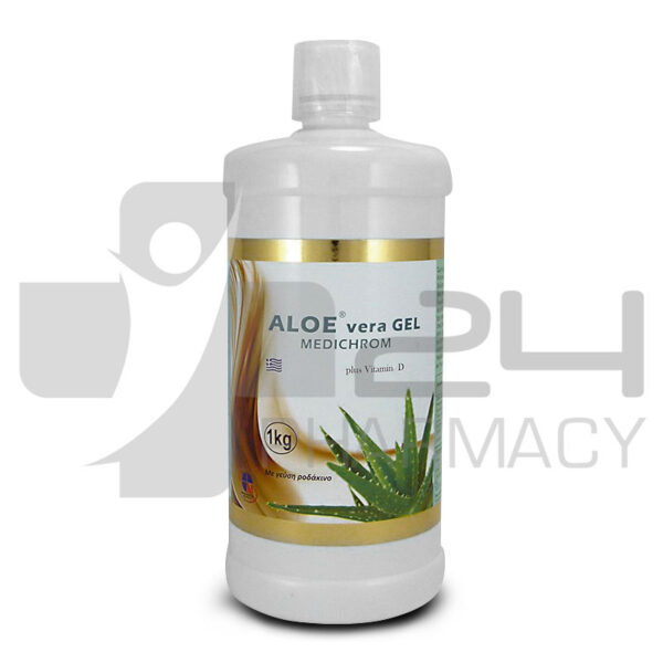 MEDICHROM ALOE VERA GEL ΜΕ ΓΕΥΣΗ ΡΟΔΑΚΙΝΟ 1KG