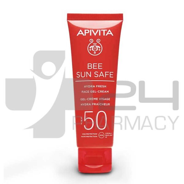 APIVITA ΑΝΤΙΗΛΙΑΚΗ ΕΝΥΔΑΤΙΚΗ ΚΡΕΜΑ GEL ΠΡΟΣΩΠΟΥ SPF50 50ML