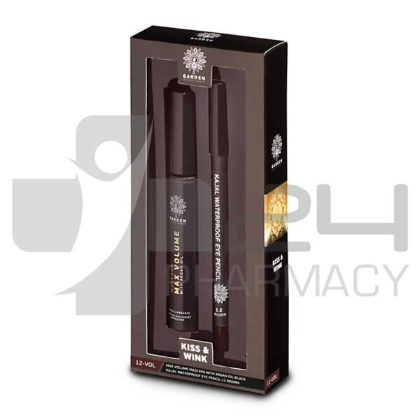 GARDEN OF PANTHENOLS KISS & WINK MASCARA & BROWN EYE PENCIL 12-VOL