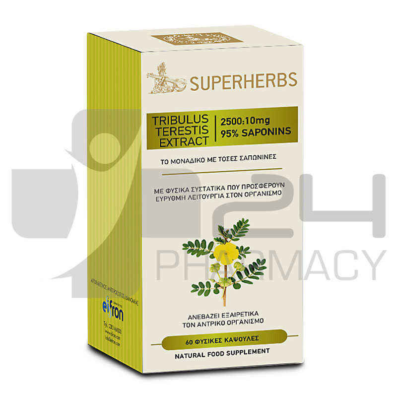 JOHN NOA SUPERHERBS TRIBULUS 60 ΚΑΨΟΥΛΕΣ JOHN NOA SUPERHERBS TRIBULUS 60 ΚΑΨΟΥΛΕΣ