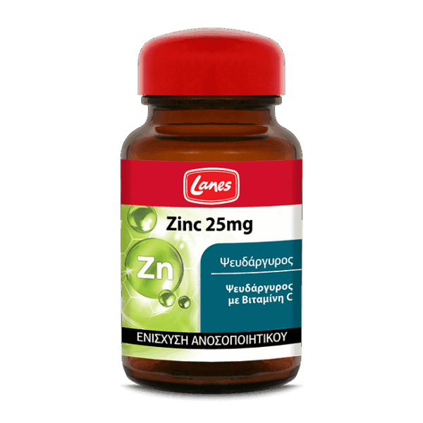 LANES Zinc 25mg 30ταμπλετες.