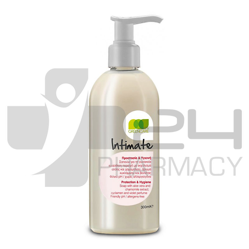 GREEN CARE INTIMATE ΣΑΠΟΥΝΙ ΓΙΑ ΤΗΝ ΕΥΑΙΣΘΗΤΗ ΠΕΡΙΟΧΗ 300ML GREEN CARE INTIMATE ΣΑΠΟΥΝΙ ΓΙΑ ΤΗΝ ΕΥΑΙΣΘΗΤΗ ΠΕΡΙΟΧΗ 300ML