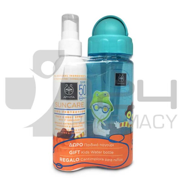 APIVITA ΝΗΠΙΑΚΟ/ΠΑΙΔΙΚΟ ΑΝΤΙΗΛΙΑΚΟ ΣΠΡΕΥ SPF50 150ML + ΔΩΡΟ ΠΑΙΔΙΚΟ ΠΑΓΟΥΡΙ