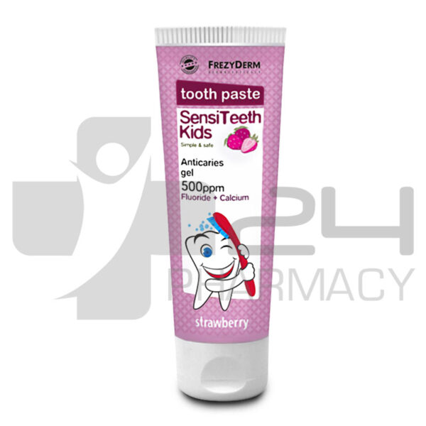 FREZYDERM SENSITEETH KIDS ΠΑΙΔΙΚΗ ΟΔΟΝΤΟΚΡΕΜΑ ΜΕ ΓΕΥΣΗ ΦΡΑΟΥΛΑ 50ML