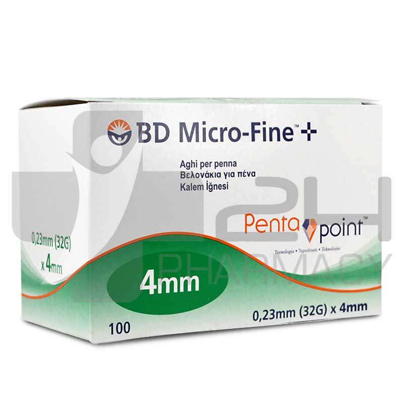 BD MICRO-FINE 32GR X 4MM ΒΕΛΟΝΕΣ ΜΕΤΡΗΣΗΣ ΣΑΚΧΑΡΟΥ 100 ΤΜΧ BD MICRO-FINE 32GR X 4MM ΒΕΛΟΝΕΣ ΜΕΤΡΗΣΗΣ ΣΑΚΧΑΡΟΥ 100 ΤΜΧ