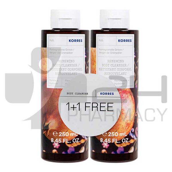 KORRES ΑΦΡΟΛΟΥΤΡΟ ΡΟΔΙ 1+1 2X250ML