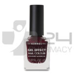 KORRES GEL EFFECT ΒΕΡΝΙΚΙ ΝΥΧΙΩΝ 57-BURGUNDY RED 11ML