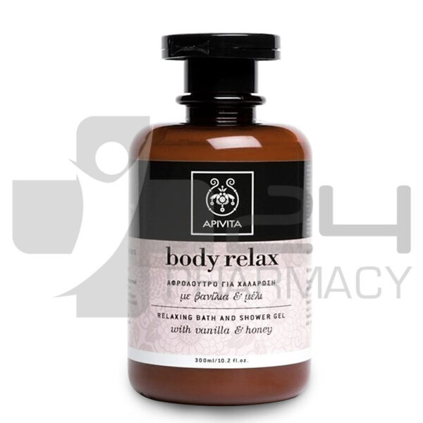 APIVITA BODY RELAX ΑΦΡΟΛΟΥΤΡΟ ΓΙΑ ΧΑΛΑΡΩΣΗ ΜΕ ΒΑΝΙΛΙΑ & ΜΕΛΙ 300ML