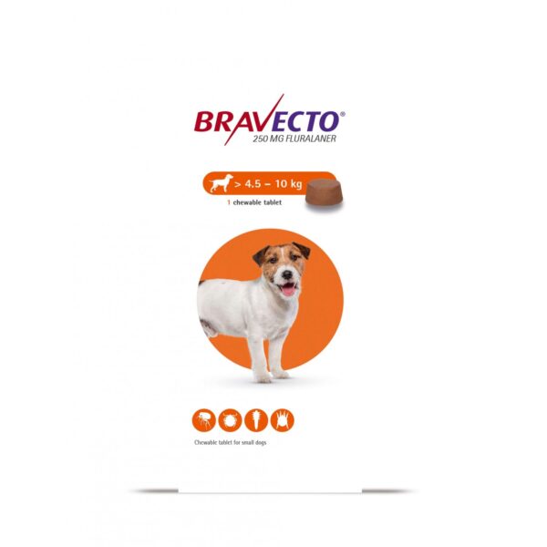 BRAVECTO 250MG (4.5-10KG) 1TA