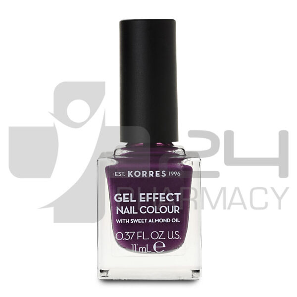 KORRES GEL EFFECT ΒΕΡΝΙΚΙ ΝΥΧΙΩΝ 75-VIOLET GARDEN 11ML