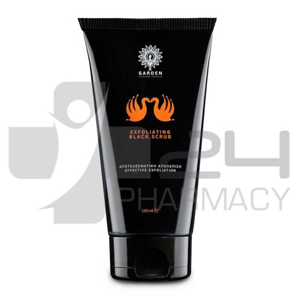 GARDEN OF PANTHENOLS BLACK SCRUB ΑΠΟΛΕΠΙΣΤΙΚΟ ΠΡΟΣΩΠΟΥ 150ML