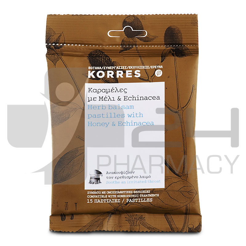 KORRES ΚΑΡΑΜΕΛΕΣ ΜΕ ΜΕΛΙ & ECHINACEA 15ΤΜΧ KORRES ΚΑΡΑΜΕΛΕΣ ΜΕ ΜΕΛΙ & ECHINACEA 15ΤΜΧ