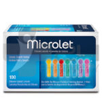 MICROLET ΧΡΩΜΑΤΙΣΤΕΣ ΒΕΛΟΝΕΣ ΜΕΤΡΗΣΗΣ ΣΑΚΧΑΡΟΥ 100 ΤΜΧ
