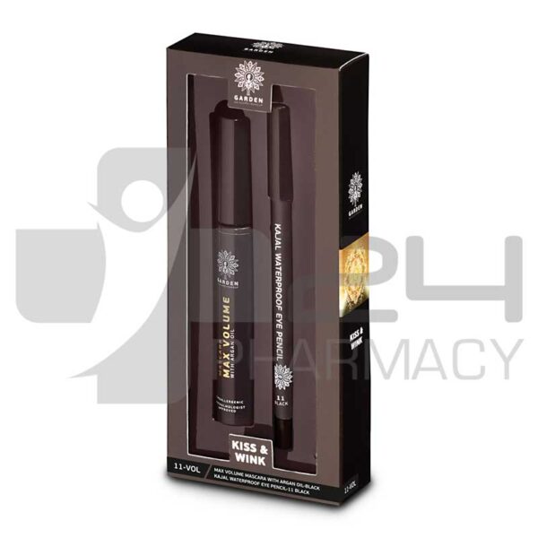 GARDEN OF PANTHENOLS KISS & WINK MASCARA & EYE PENCIL 11-VOL