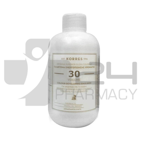 KORRES ABYSSINIA  COLORANT ΓΑΛΑΚΤΩΜΑ ΕΝΕΡΓΟΠΟΙΗΣΗΣ ΧΡΩΜΑΤΟΣ 30 ΒΑΘΜΩΝ 150ML