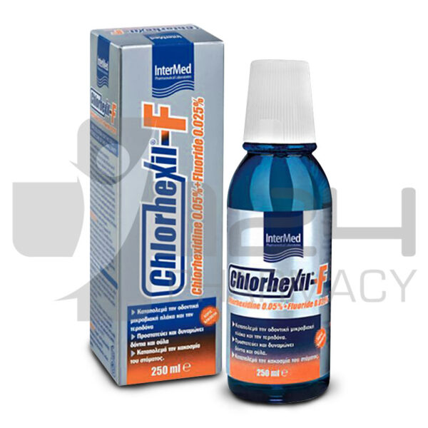 INTERMED CHLORHEXIL-F ΣΤΟΜΑΤΙΚΟ ΔΙΑΛΥΜΑ 250ML