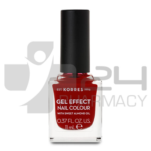 KORRES GEL EFFECT ΒΕΡΝΙΚΙ ΝΥΧΙΩΝ 48-CORAL RED 11ML
