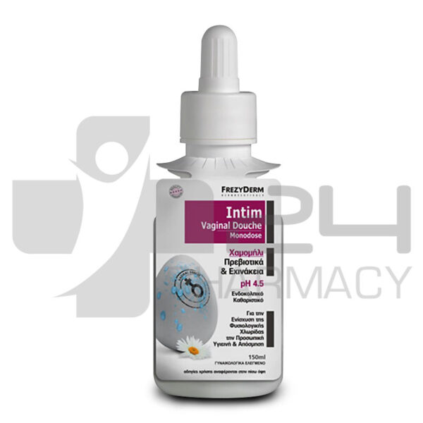 FREZYDERM INTIM VAGINAL DOUCHE PH 4.5 ΧΑΜΟΜΗΛΙ ΕΝΔΟΚΟΛΠΙΚΟ ΚΑΘΑΡΙΣΤΙΚΟ 150ML