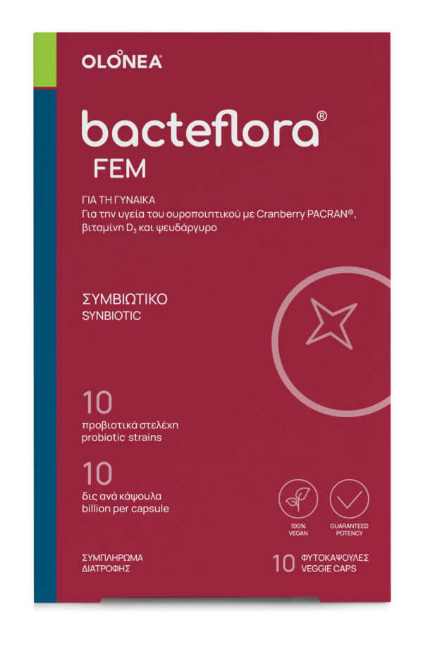 HOLISTIC MED BACTEFLORA FEM 10CAPS