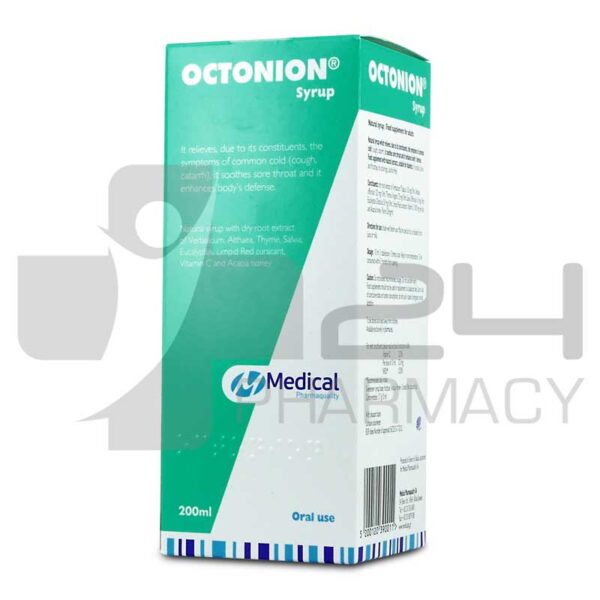 OCTONION ΣΙΡΟΠΙ ΓΙΑ ΤΟ ΒΗΧΑ & ΤΟ ΚΡΥΟΛΟΓΗΜΑ 200ML