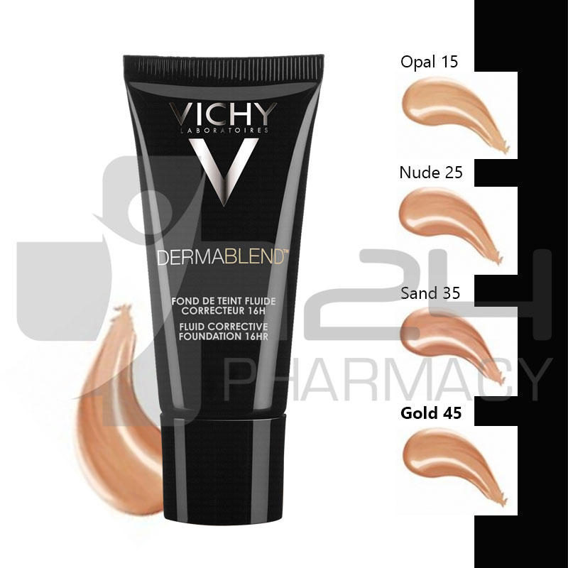 VICHY DERMABLEND MAKE-UP No. 45 GOLD VICHY DERMABLEND MAKE-UP No. 45 GOLD