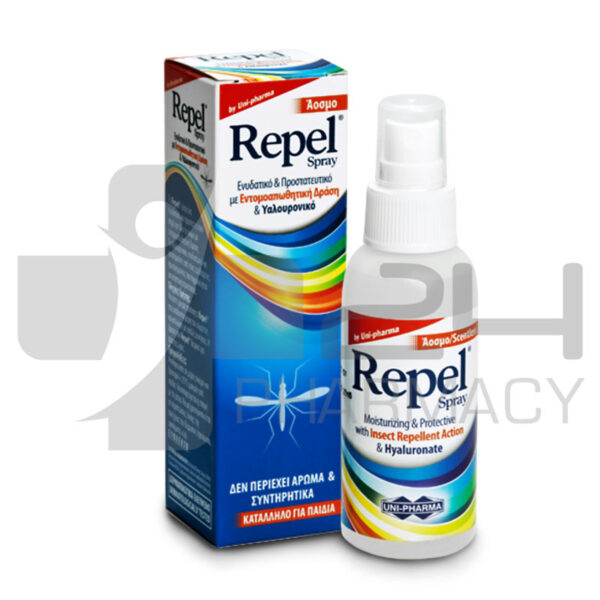 REPEL ΑΟΣΜΟ ΕΝΤΟΜΟΑΠΩΘΗΤΙΚΟ ΣΠΡΕΙ ΜΕ ΥΑΛΟΥΡΟΝΙΚΟ 100ML