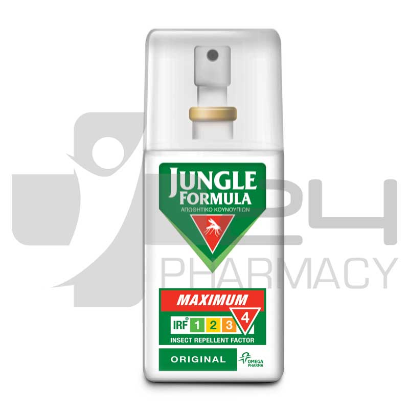 JUNGLE FORMULA MAXIMUM ΕΝΤΟΜΟΑΠΩΘΗΤΙΚΟ ΣΠΡΕΙ 75ML JUNGLE FORMULA MAXIMUM ΕΝΤΟΜΟΑΠΩΘΗΤΙΚΟ ΣΠΡΕΙ 75ML