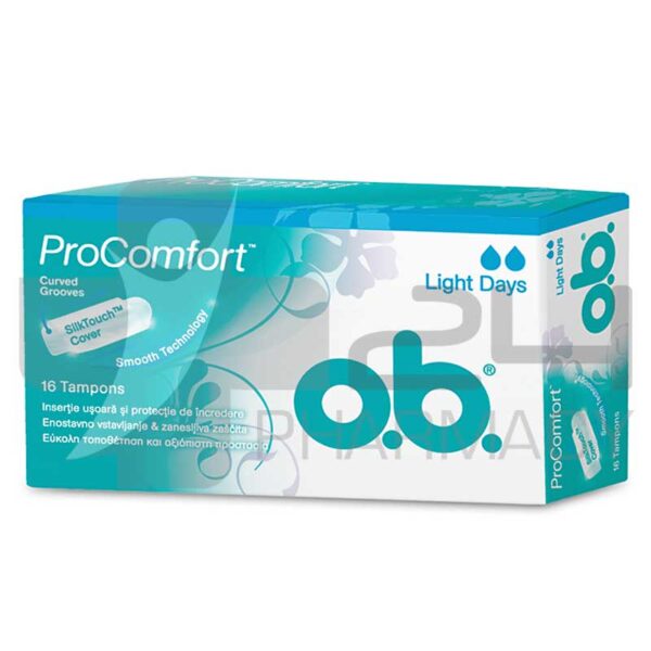 OB PROCOMFORT LIGHT DAYS ΤΑΜΠΟΝ ΠΟΛΥ ΜΙΚΡΗΣ ΡΟΗΣ 16 ΤΜΧ