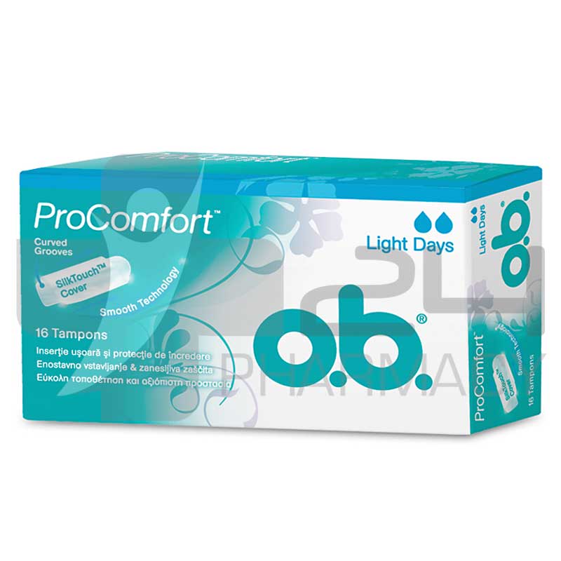 OB PROCOMFORT LIGHT DAYS ΤΑΜΠΟΝ ΠΟΛΥ ΜΙΚΡΗΣ ΡΟΗΣ 16 ΤΜΧ OB PROCOMFORT LIGHT DAYS ΤΑΜΠΟΝ ΠΟΛΥ ΜΙΚΡΗΣ ΡΟΗΣ 16 ΤΜΧ