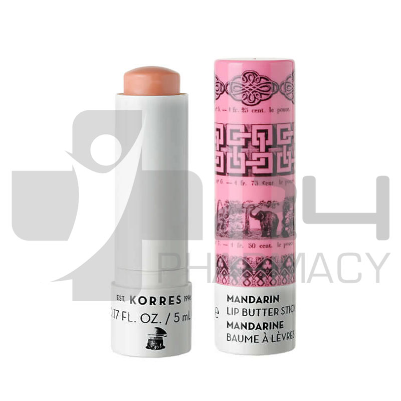 KORRES MANDARIN LIP BUTTER STICK ΣΕ ΡΟΖ ΑΠΟΧΡΩΣΗ 5ML KORRES MANDARIN LIP BUTTER STICK ΣΕ ΡΟΖ ΑΠΟΧΡΩΣΗ 5ML