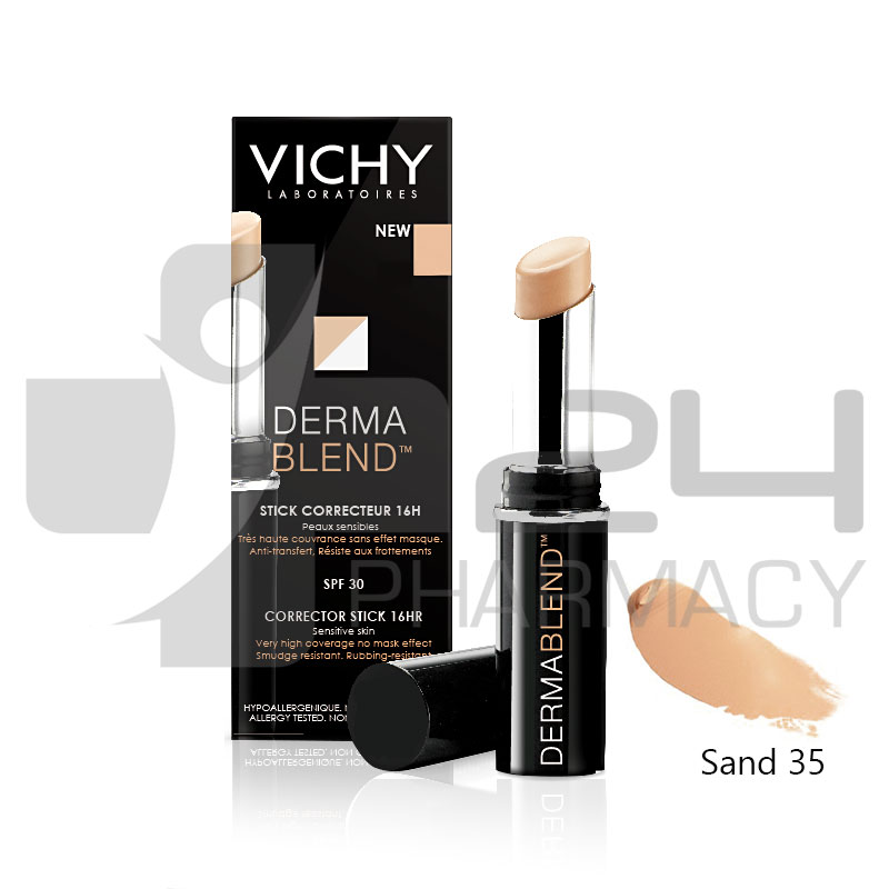 VICHY DERMABLEND CONCEALER No. 35 SAND 4 VICHY DERMABLEND CONCEALER No. 35 SAND 4