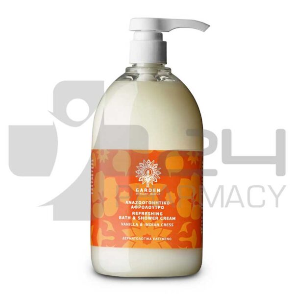 GARDEN OF PANTHENOLS ΑΦΡΟΛΟΥΤΡΟ VANILLA & INDIAN CRESS 1LT